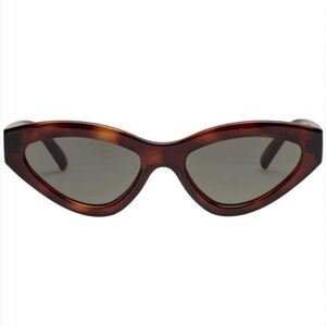 Le Specs Tortoise Shell Cat-Eye Sunglasses
